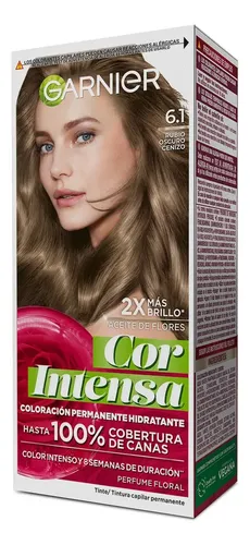 Kit Tintura Permanente Cor Intensa Tono 6.1 Garnier