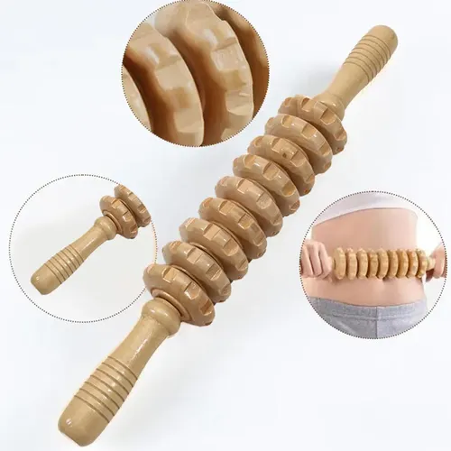 Cuerpo De Madera Para Uso Doméstico Manual Con Rodillo
