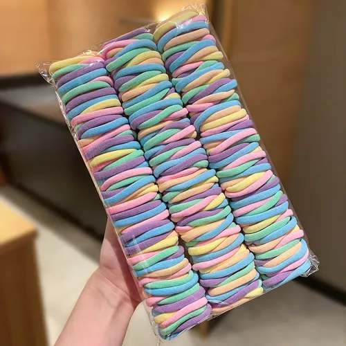 500 Pinzas De Pelo Elásticas Coloridas Accesorios Diarios 500pcs