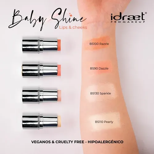 Iluminador En Barra – Baby Shine Lips & Cheeks – Idraet Tono del maquillaje Dazzle
