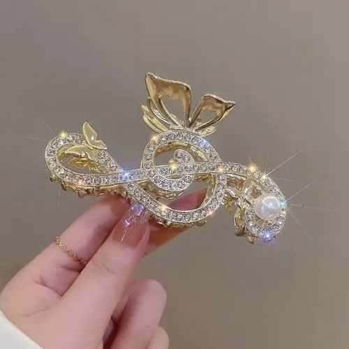 Pinza Para Pelo Con Pedrería Trendy