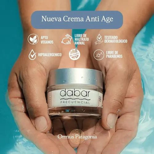 Crema Antiage Dabar Zinc Ormus Hialurónico Hipoalergenica