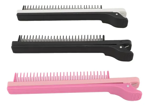 Peineta Con Clip, 3 Unidades, Para Estilista, Plancha De Cab