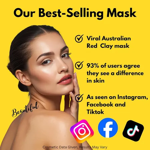 Mascarilla De Arcilla Roja Australiana Zelara 100 Ml