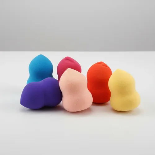 Set 6 Esponjas Gota Latex Para Maquillaje Hongo Blender