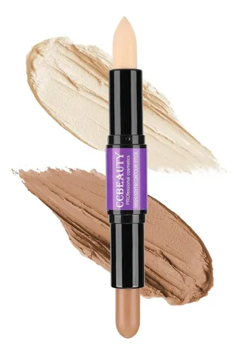 Kit De Contorno E Iluminador 2-en-1 Ccbeauty