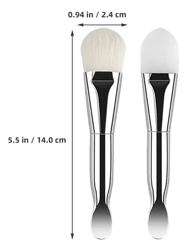 Er Juego De Brochas For Mascarilla Facial De Silicona De 5
