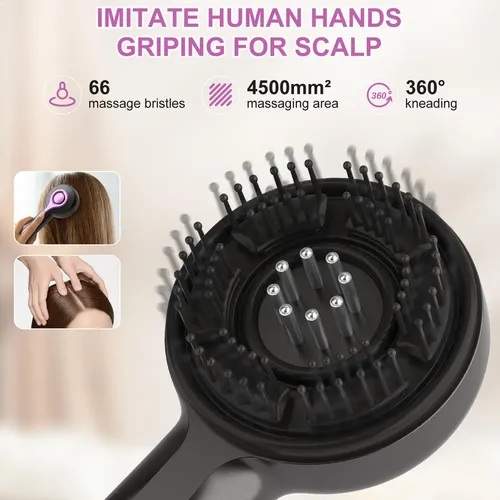 Cepillo Masaje Cabello Peinado Cuero Cabelludo