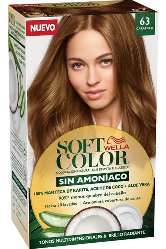 Soft Color Kit De Tintura Semipermanente Tono 63 Caramelo
