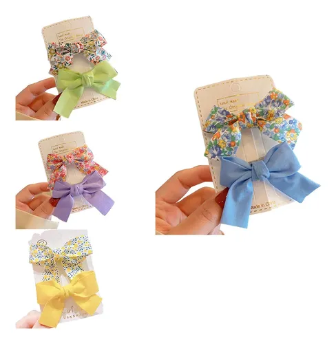 (pl) Pinzas Para El Pelo De Bebés Y Niñas, Broches Retro Flo