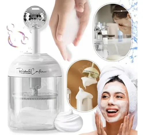 Botella Burbujeador De Espuma Limpiador Lavado Facial/body