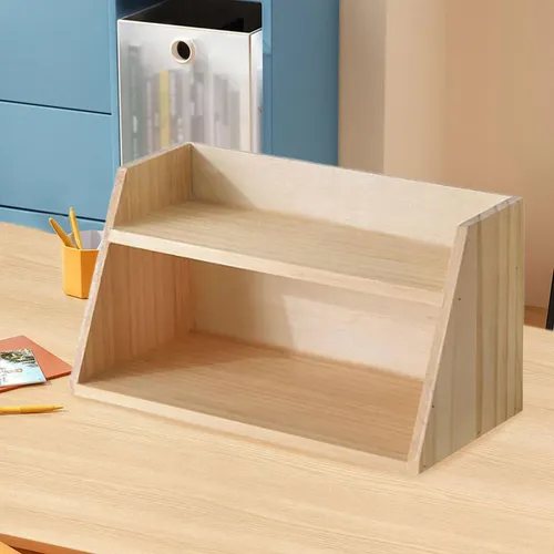Taza Organizadora De Encimera De Madera Que Ahorra Espacio,
