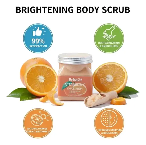 /*** Exfoliante Corporal Con Sal Natural For El Cuerpo, *//*