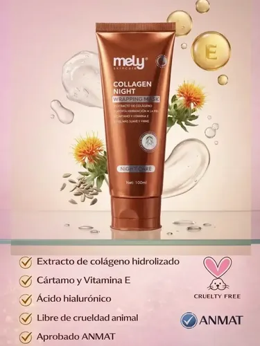 Mascarilla Facial Colageno Hidrolizado Nocturna Velo Hidrata