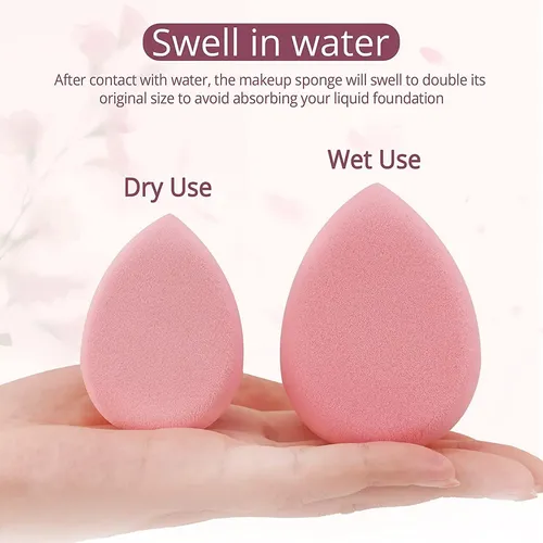 Set De 2 Esponjas De Belleza De Color Rosa Sin Látex De Beak