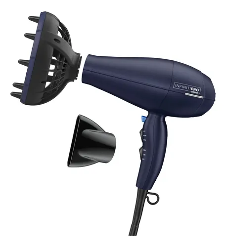 Secador Infiniti Pro Conair Con Difusor Innovador Azul Oscuro