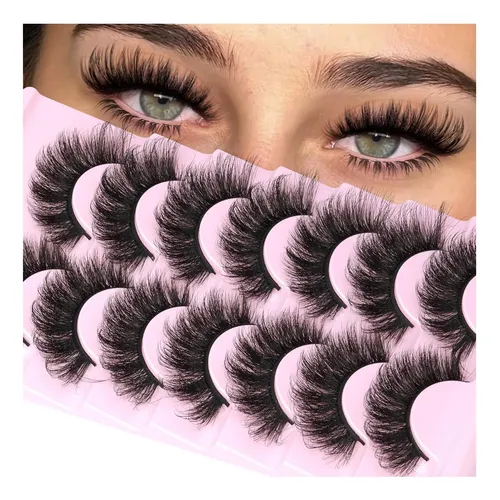 Pestañas Postizas Volumen Espeso Alicrown 20mm 7 Pares