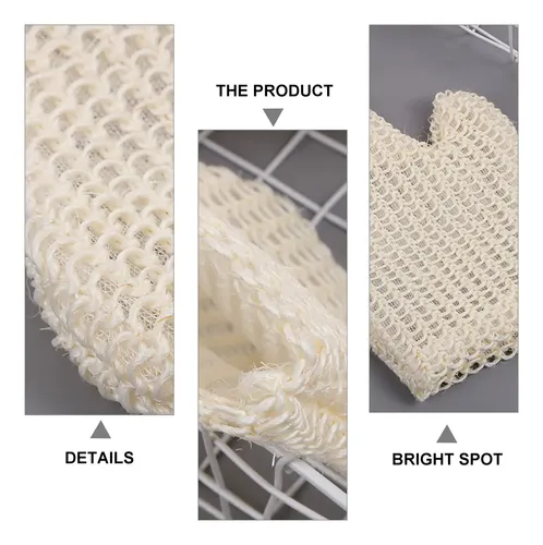 Guantes De Ducha Y Baño, 4 Unidades, Mitones De Baño Exfolia
