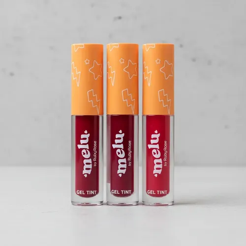 Labial Gel Tinta Ruby Rose Melu Labios Perfectos Caobamakeup