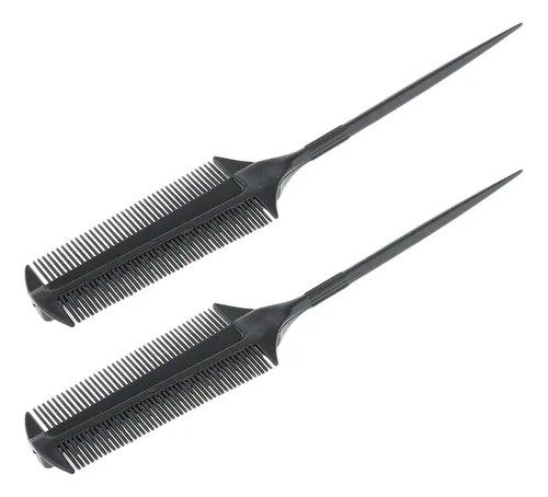 Qi Xcepillo For Teñir El Cabello De Plástico Negro De
