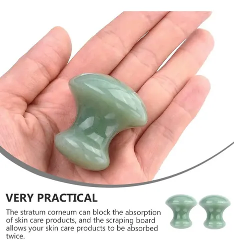 Pack de Rodillos de Jade Verde para Masaje Facial – Herramientas Uonlytech