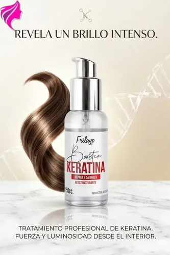 Pack Keratina Frilayp Shampoo Acondicionador Mascara Serum
