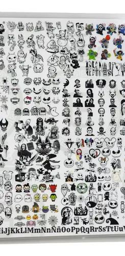 Plantillas Plastificadas Para Nail Art Stickers Arabescos