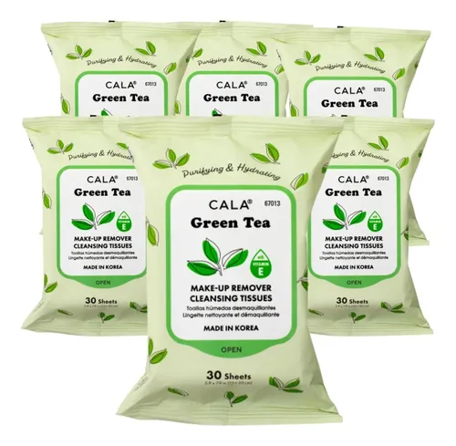 Cala Toallitas Limpiadoras Con Té Verde 67013