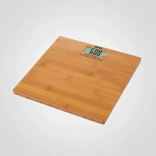 Aspen Balanza Digital De Baño Bamboo Eb 3110 H Diseño 180kg
