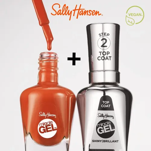 Esmalte Gel Sally Hansen Miracle Gel 51 Peach Please Neon