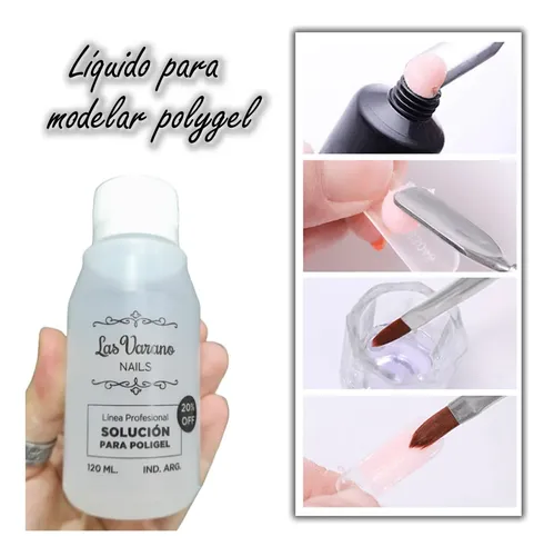 Kit Polygel Esmaltes Uñas Gel Base Top Pincel Cabina Bonder