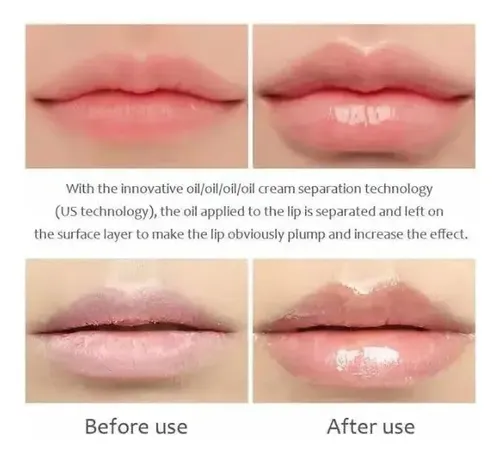 Labial Con Colageno Agranda Labios.da Un Pequeño Brillo X6
