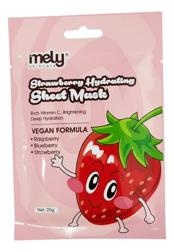Mascarilla Faciales Skincare Mely X 25g Formatos Normal