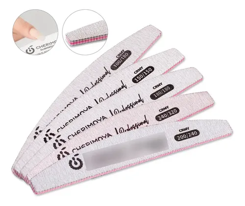 Set X5 Limas Profesionales Cherimoya Diferentes Gramajes