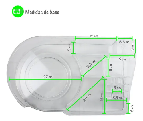 Organizador Maquillaje Transparent Cremas Giratorio Estantes