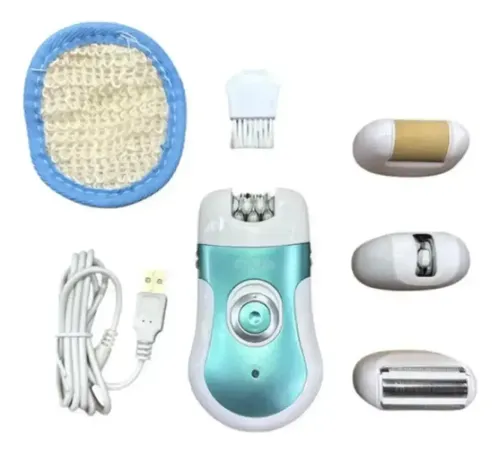 Depiladora Electrica Mujer 4 En 1 Zonas Intimas Recargable