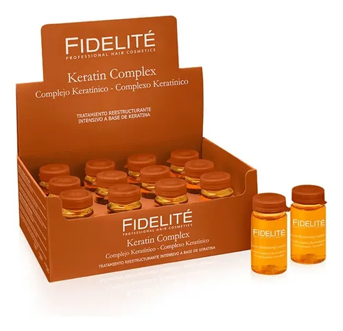 Ampolla Capilar Keratinico Reestructurante Fidelite 15ml X12