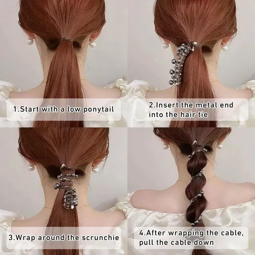 3 Piezas Cintas Para Cabello Espiral Dnzpfu, Suaves Y