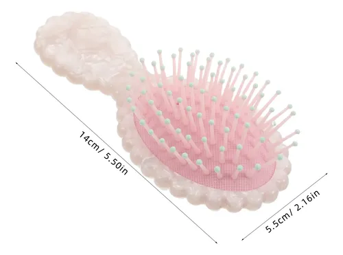 Peine De Dientes Anchos Para Cabello Mujer Masaje Acético