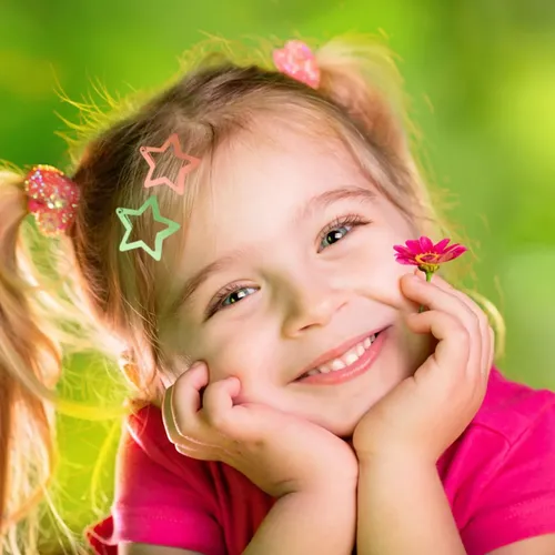 20 Pinzas De Estrella Para El Cabello, Set De 20 Piezas