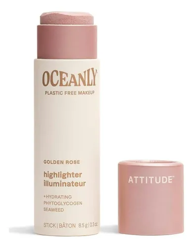 Iluminador En Barra Attitude Oceanly Golden Rose 0.3 Oz
