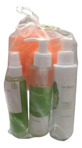 Regalo Kit Tuly Miguez Jabon Crema Perfume Cuerpo Jazmines