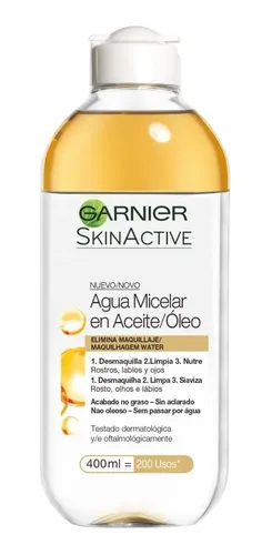 Garnier Skin Agua Micelar En Óleo X400