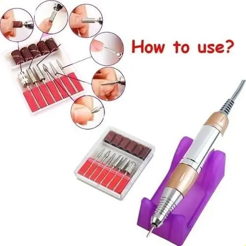 Máquina De Manicura Y Pedicura Eléctrica Para Pulir Uñas