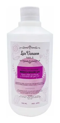 Removedor Para Uñas Semipermanentes Las Varano 500ml
