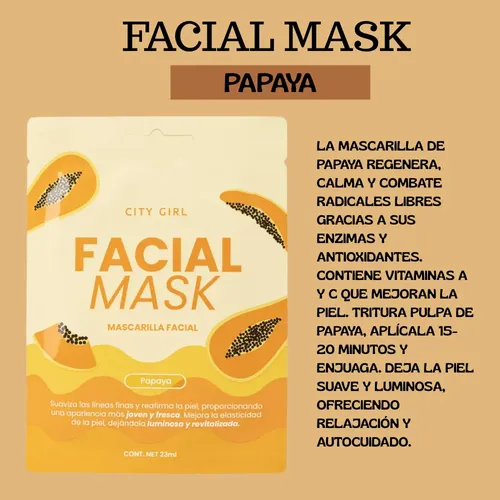 Box De Regalo Skincare City Girl Cuidado Facial Spa Relax
