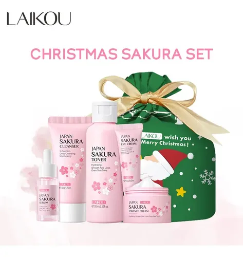Set De Regalo Navideño Para El Cuidado De La Piel Laikou Sak