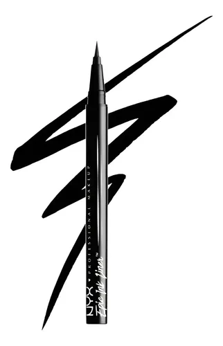Delineador Líquido De Ojos Epic Ink Matte Nyx Black Negro01