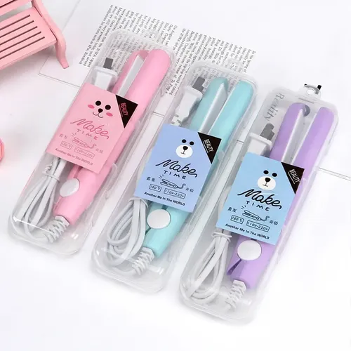 Mini Plancha De Pelo Para Flequillo Cerámica Portatil Viaje