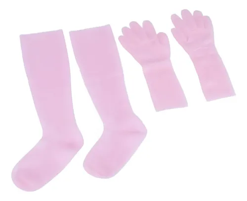 Set 2 Pares Guantes Y Medias Gel Silicona Hidratantes
